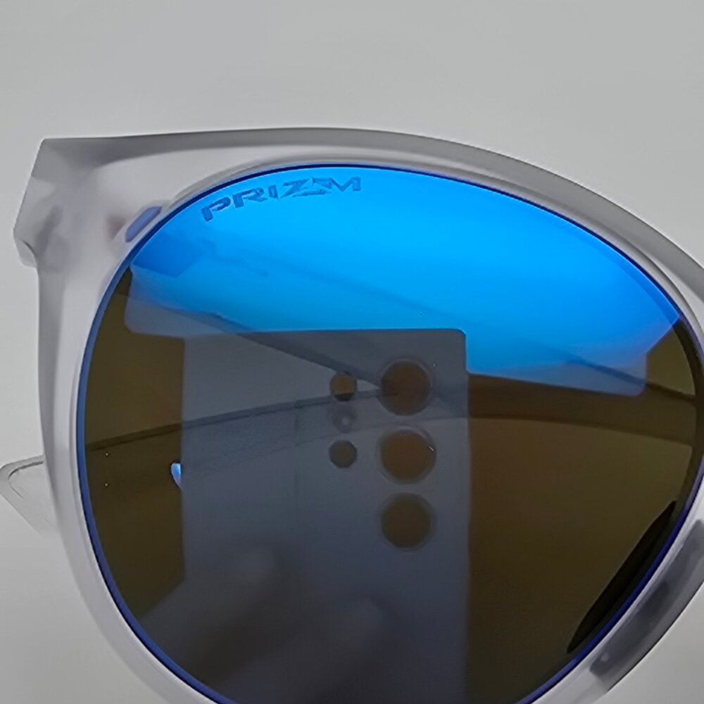 *SOLD* Oakley OO9474-0452 Spindrift Matte Clear Frame Prizm Sapphire Sunglasses - Picture 15 of 15